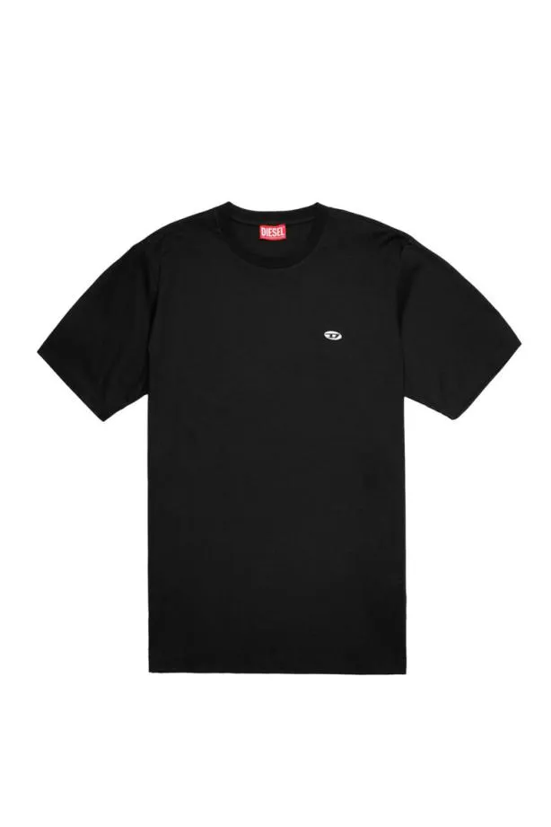 Diesel Tjustdovalpj Black Men TShirts and Polos