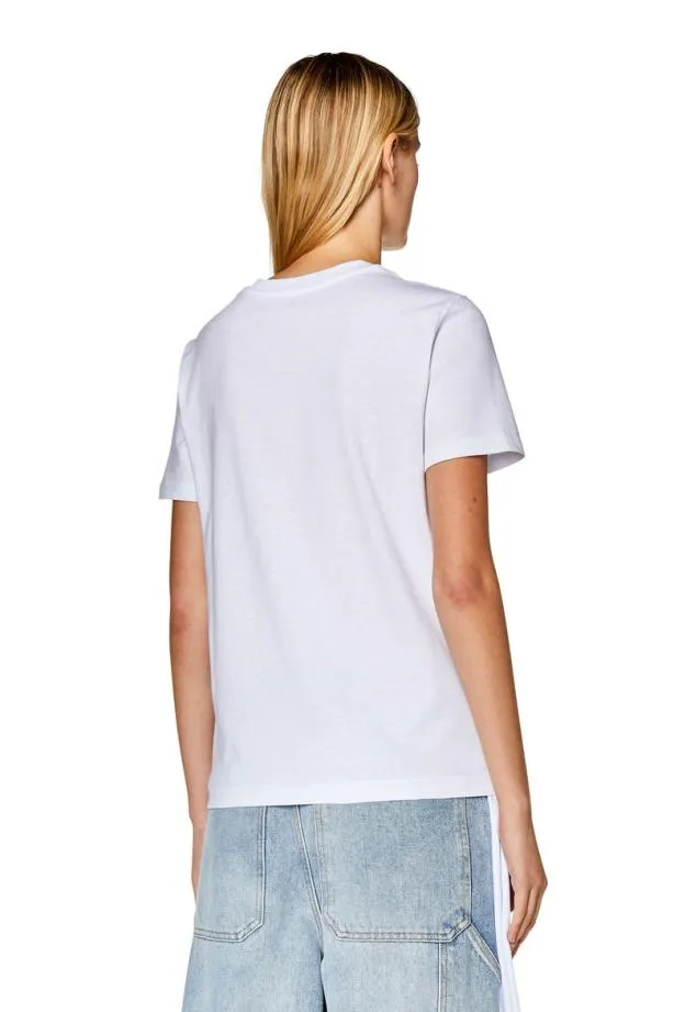 Diesel Tregl2 White Women TShirts and Tops