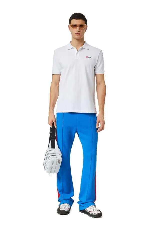 Diesel Tsmithdiv White Men TShirts and Polos