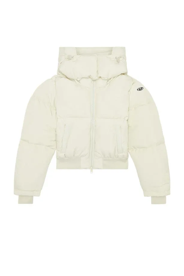 Diesel Wpeytshort White Women Jackets