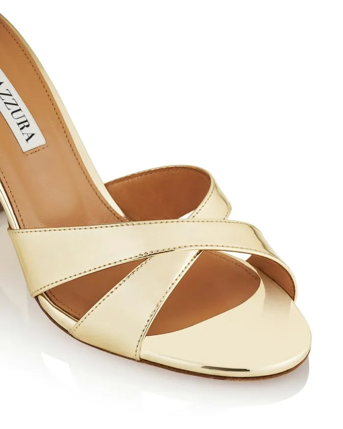 Divine Sandal 85 Gold Women Aquazzura Sandals
