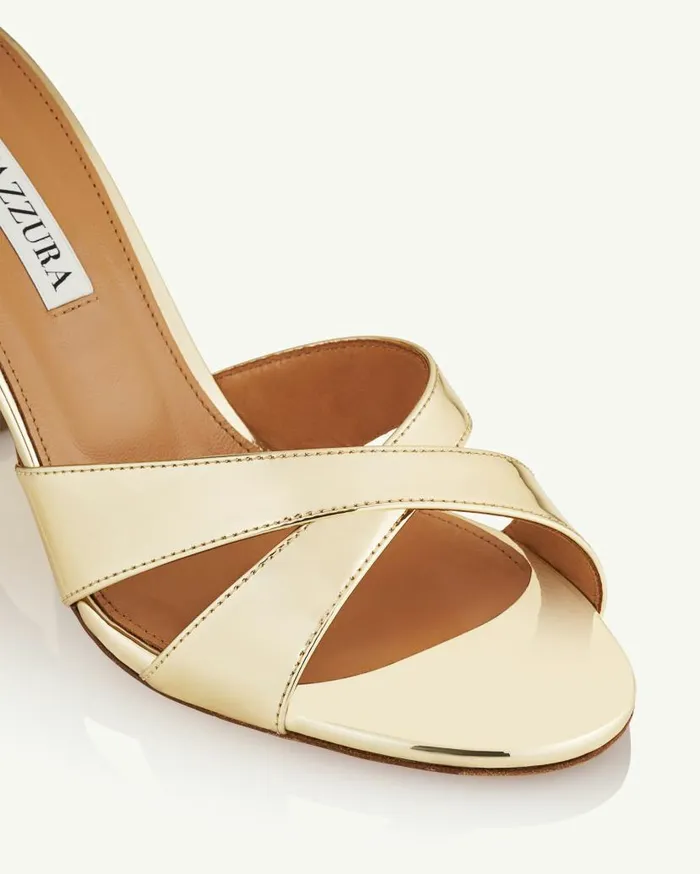 Divine Sandal 85 Gold Women Aquazzura Sandals