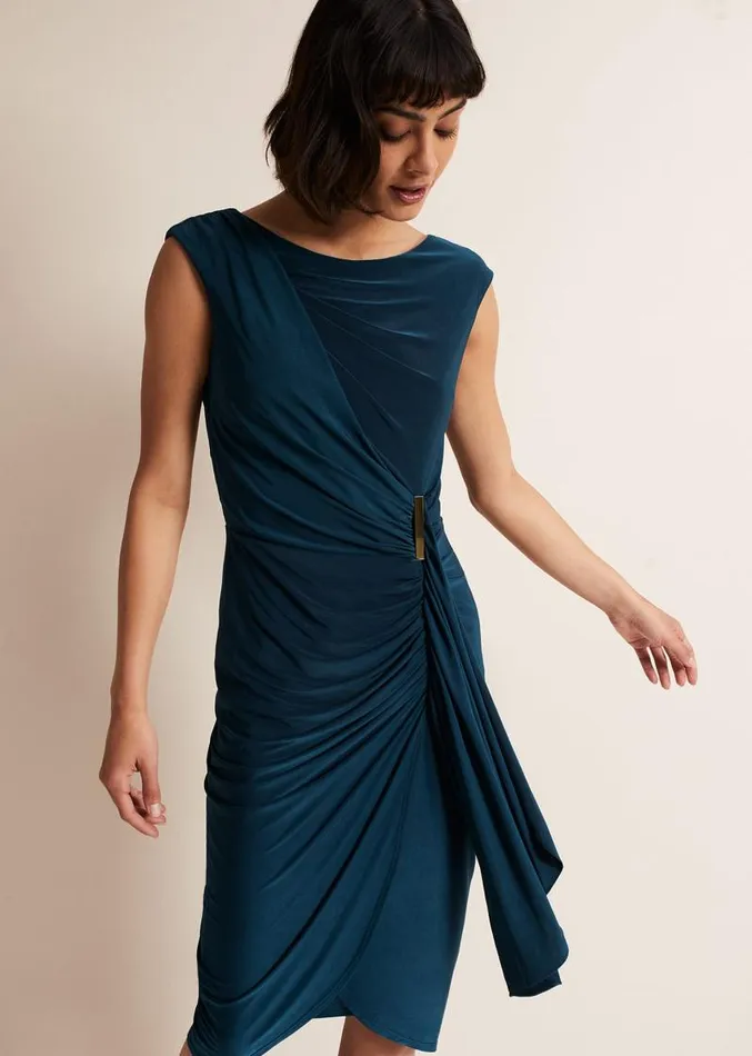 Donna Teal Bodycon Midi Dress Teal Women Phase Eight Dresses