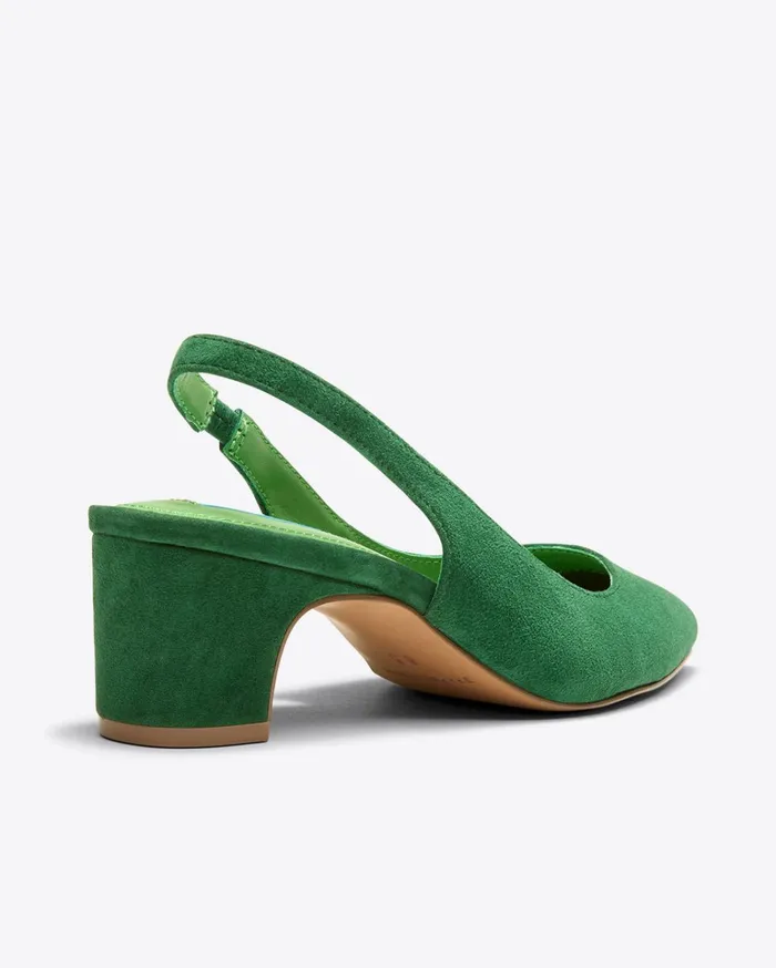 Draper James Calla Slingback In Green Women Heels