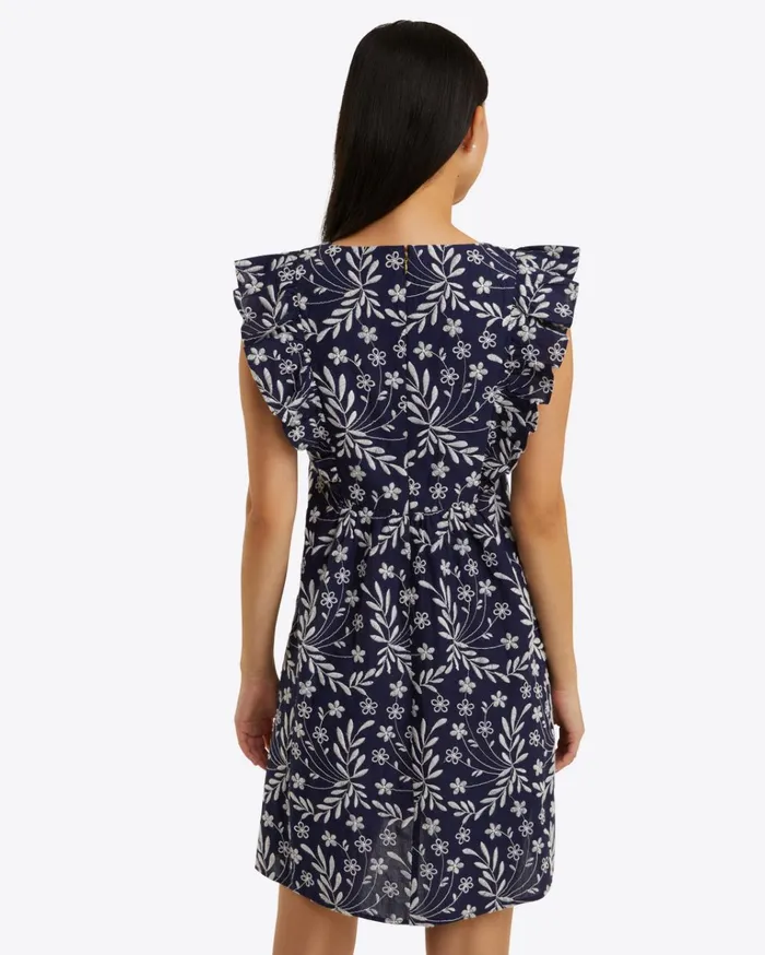 Draper James Ciara Babydoll Dress In Embroidered Floral Women Dresses