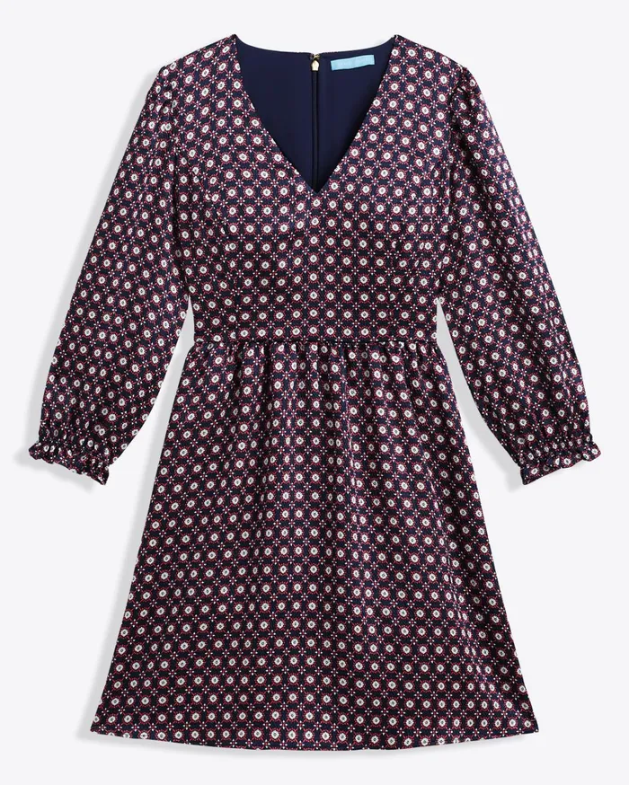 Draper James Connie LongSleeve Dress Women Dresses