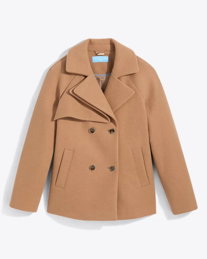 Draper James Double Breasted Coat Women Jackets and Outerwear