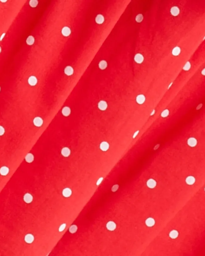 Draper James Jennifer Dress In Red Polka Dot Women Dresses