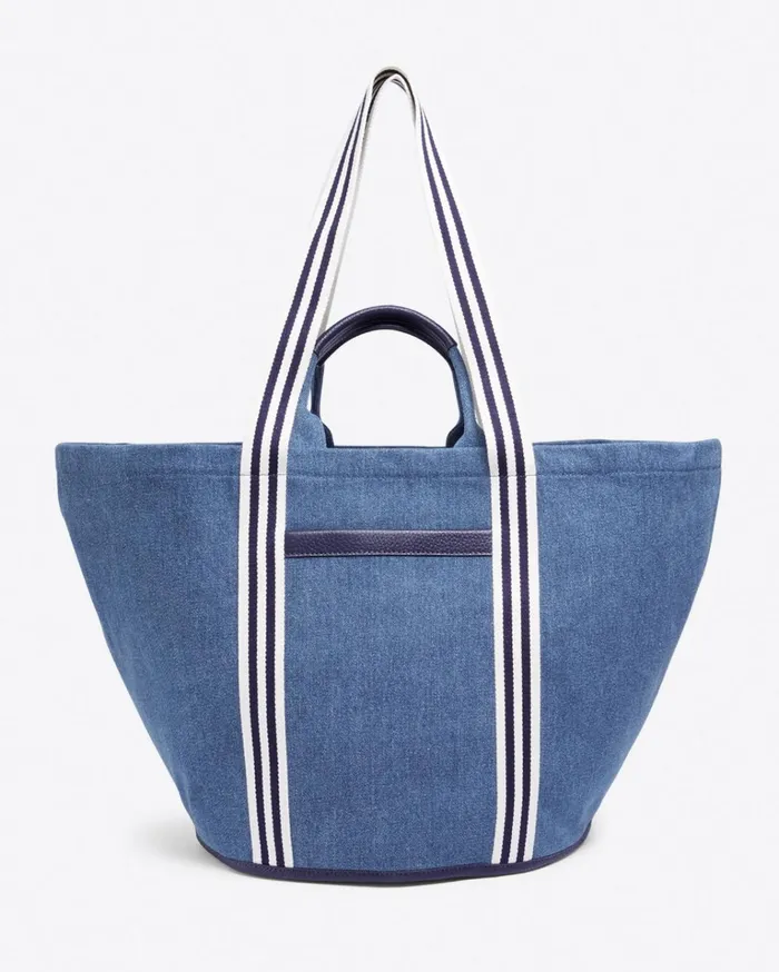 Draper James Large Tote In Denim Women Swim