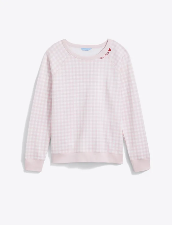 Draper James Mama Embroidered Natalie Sweatshirt Women Lounge and Pajamas
