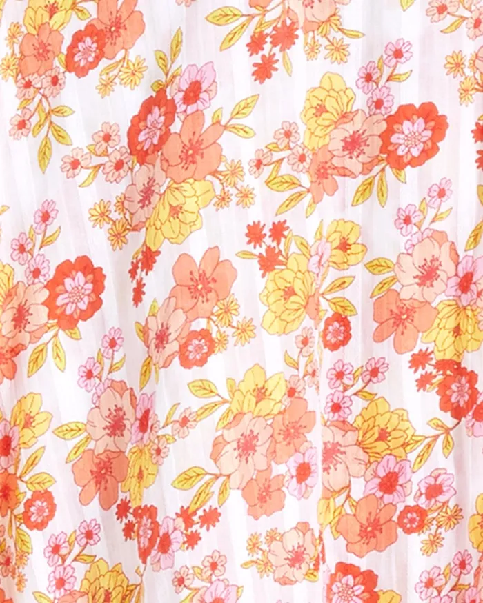Draper James Naomi Wrap Dress In Field Blossom Women Dresses