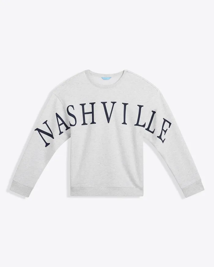 Draper James Nashville Crewneck Sweatshirt Women Sweaters
