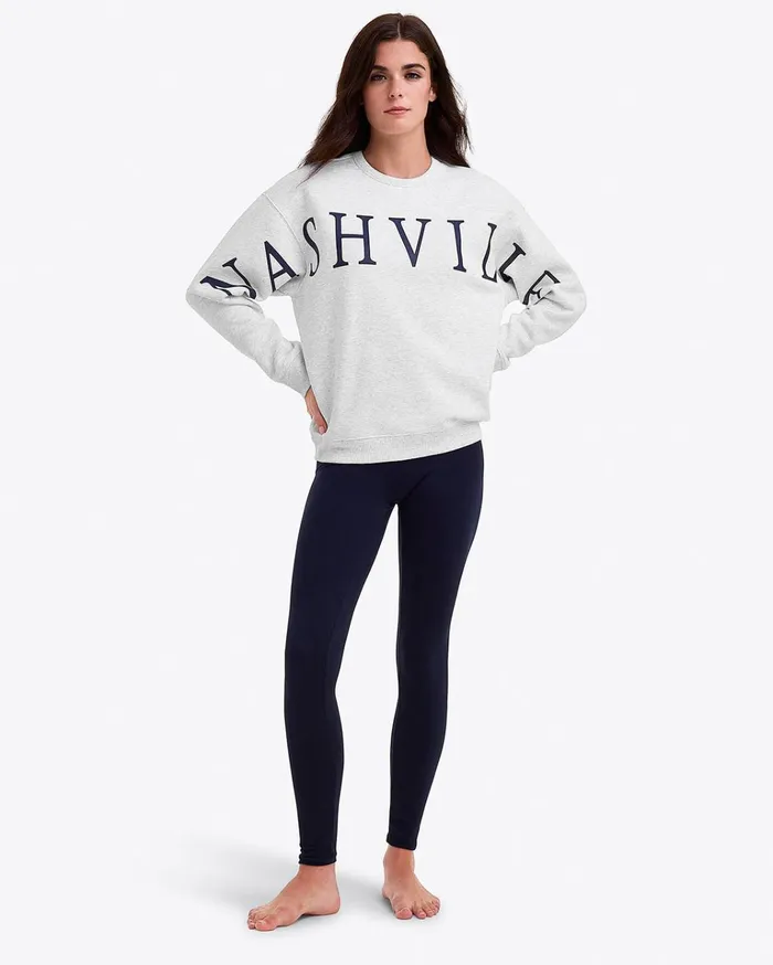 Draper James Nashville Crewneck Sweatshirt Women Sweaters
