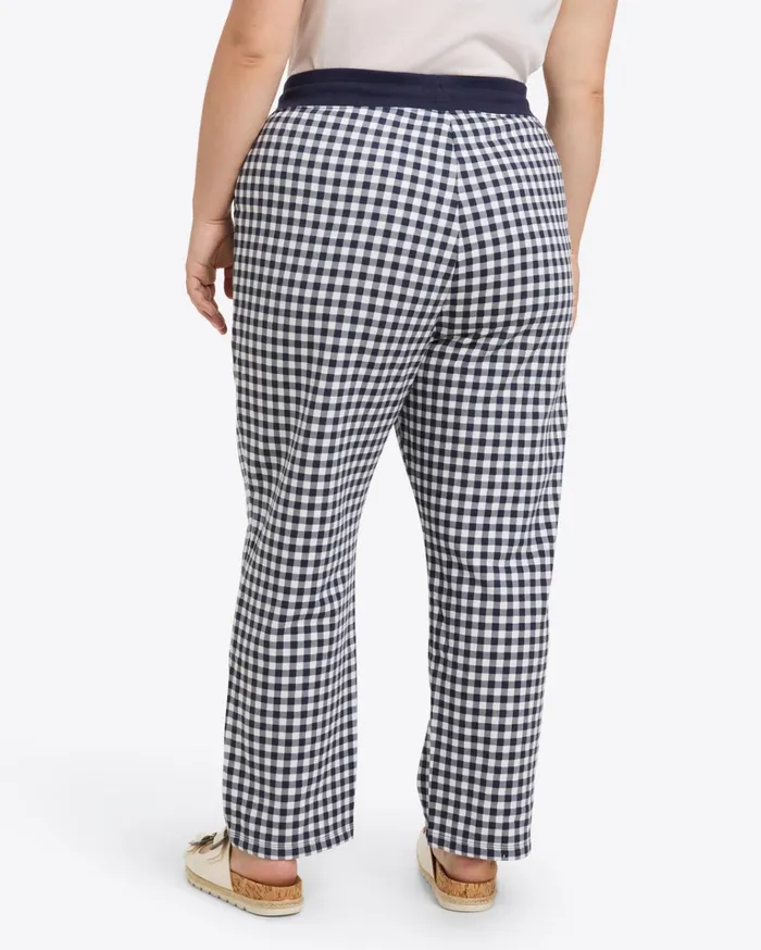 Draper James Natalie Sweatpants In Gingham Women DJ X Tretorn