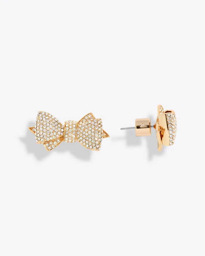 Draper James Pave Bow Studs Women Jewelry