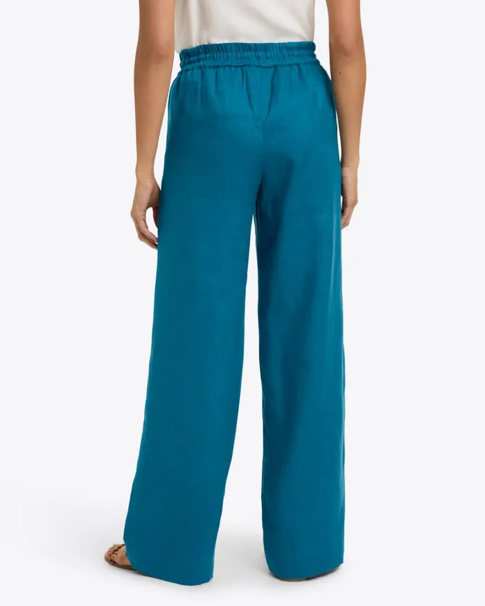 Draper James PullOn Pants In Linen Women Bottoms and Skirts