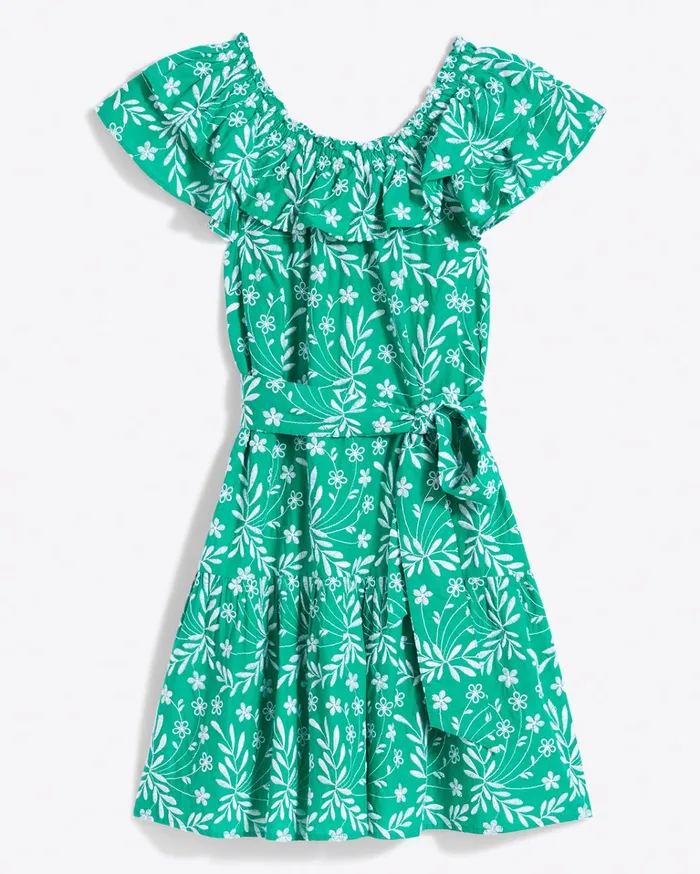 Draper James Sawyer Dress In Embroidered Floral Women Dresses