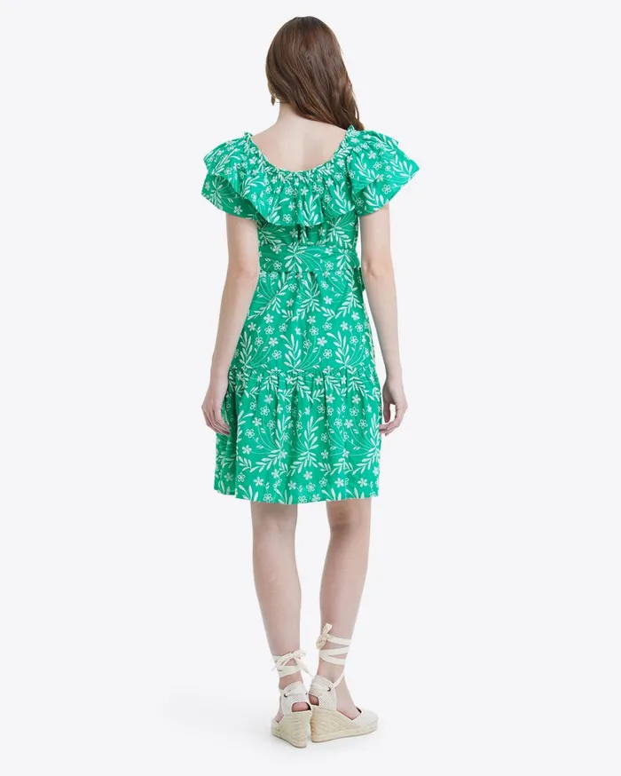 Draper James Sawyer Dress In Embroidered Floral Women Dresses