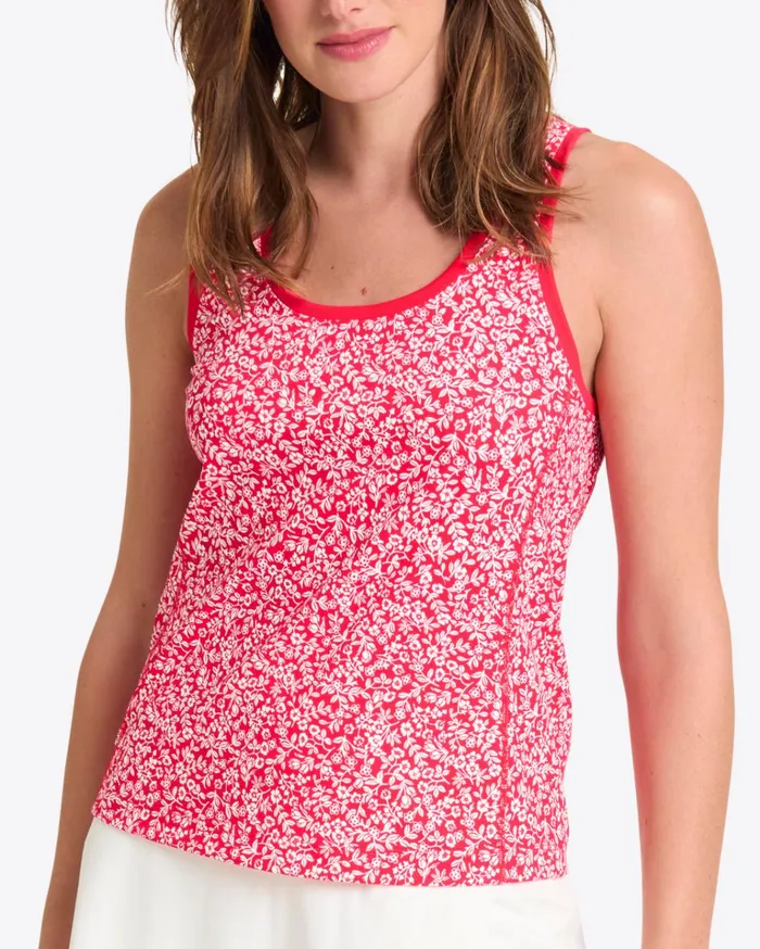 Draper James Tank In Whispy Floral Women DJ X Tretorn