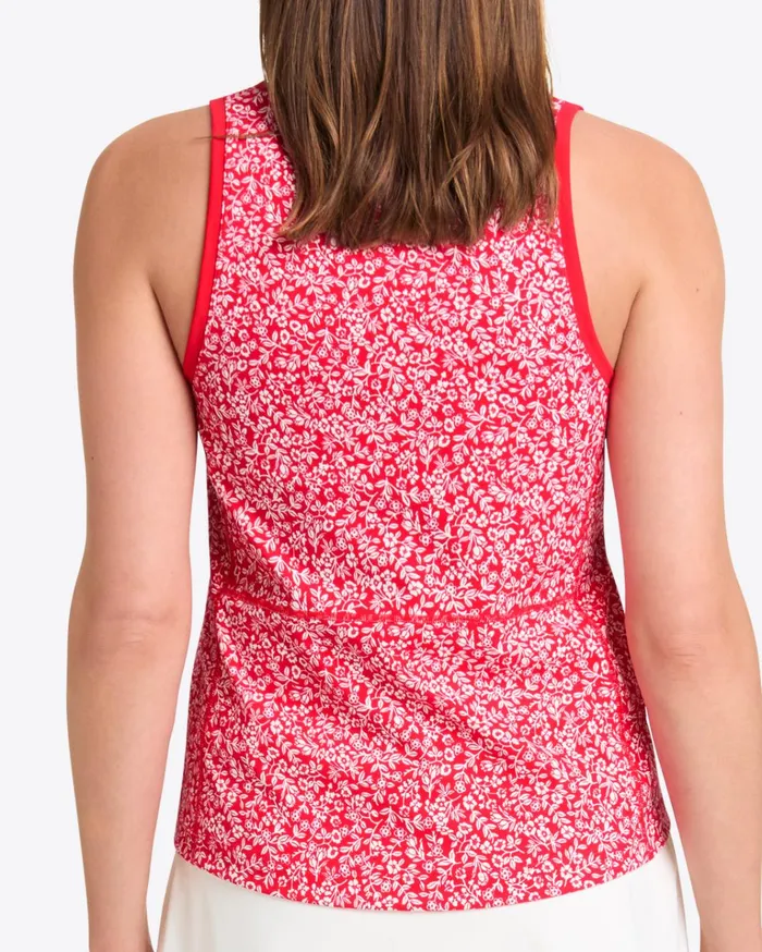Draper James Tank In Whispy Floral Women DJ X Tretorn