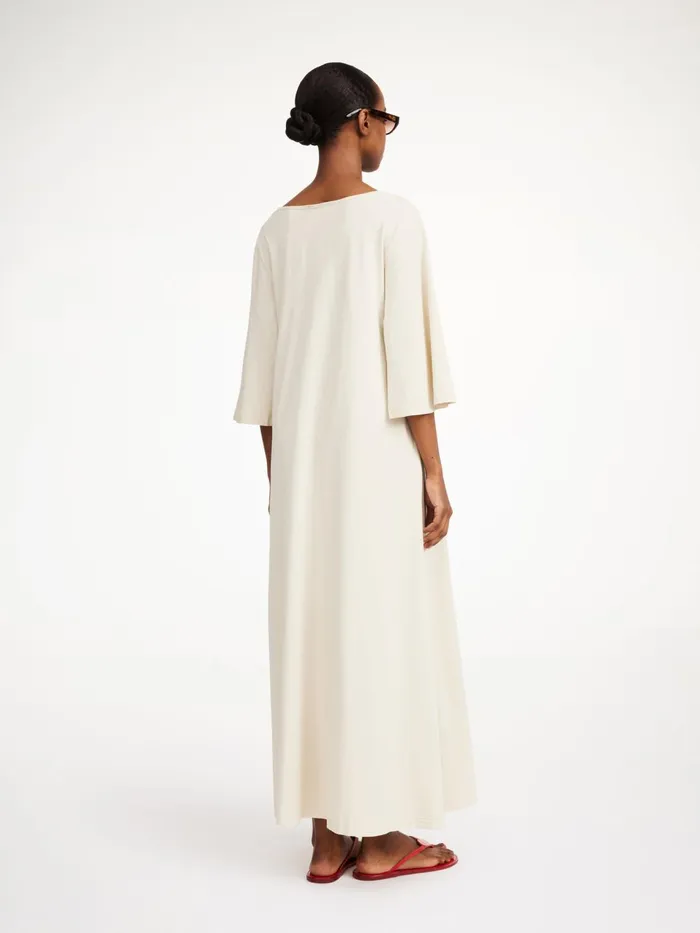 Dresses Women By Malene Birger Yalia Maxi Dress Oyster Gray