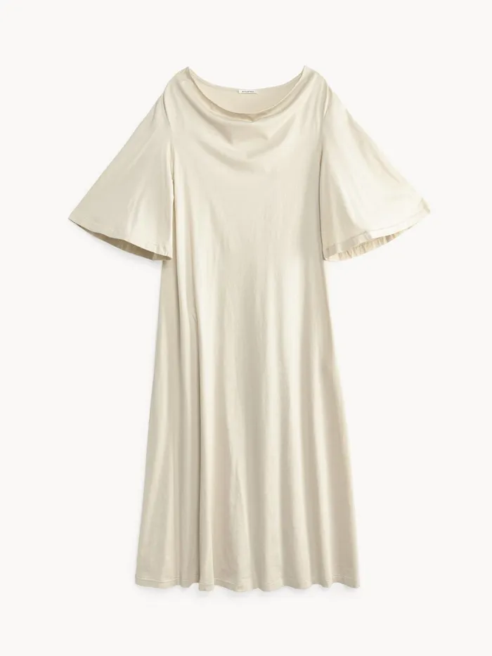 Dresses Women By Malene Birger Yalia Maxi Dress Oyster Gray