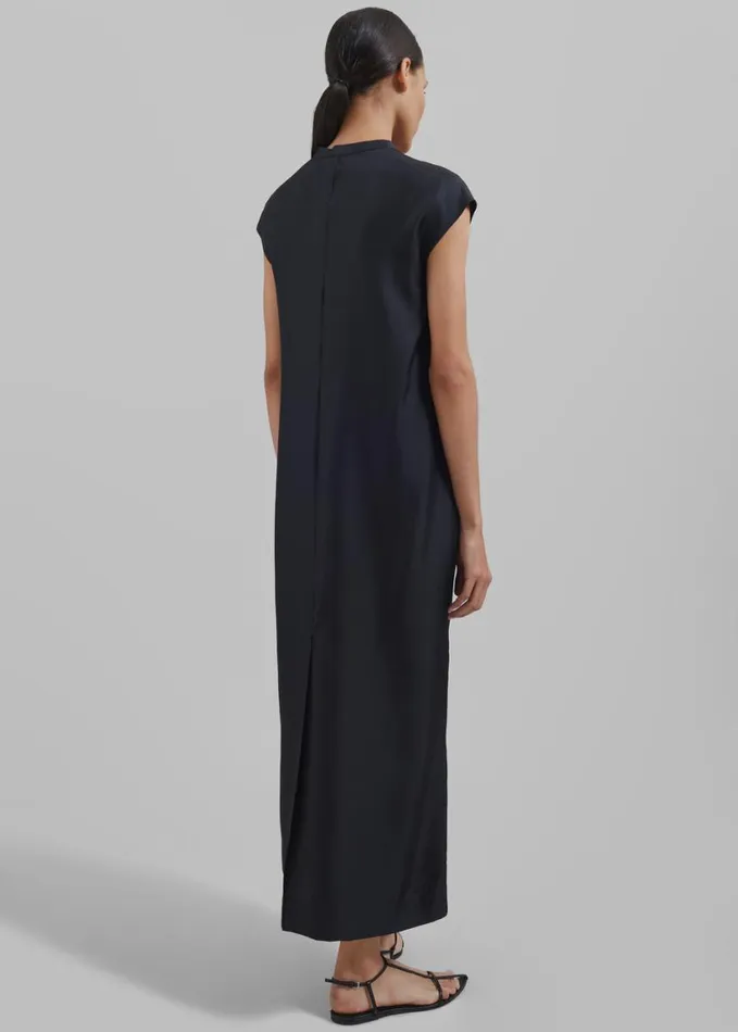 Dresses Women The Frankie Shop Loulou Studio Demeter Long Sleeveless Dress 8211 Black