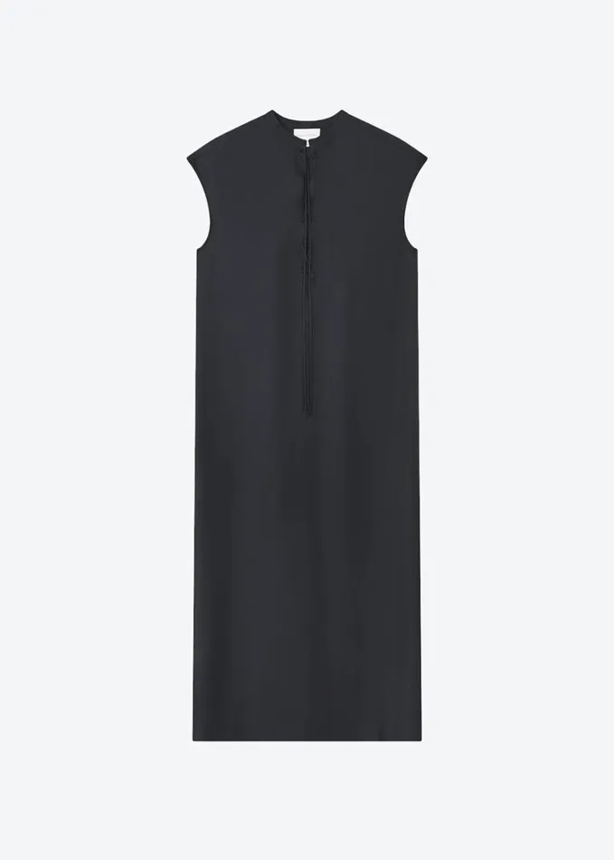 Dresses Women The Frankie Shop Loulou Studio Demeter Long Sleeveless Dress 8211 Black