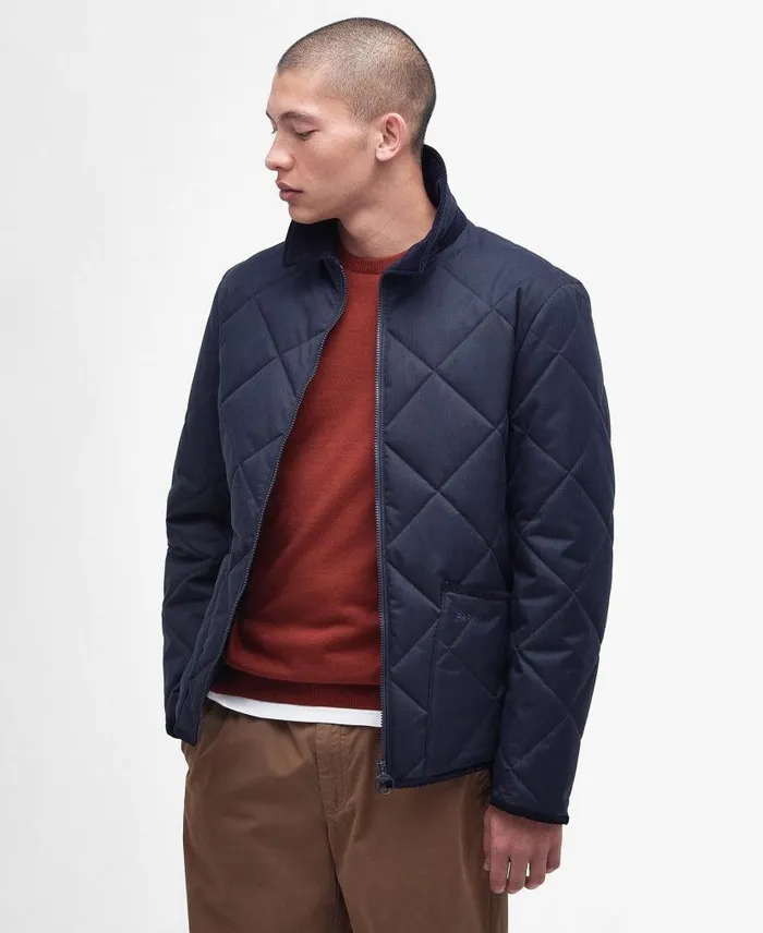 Easton Liddesdale Quilted Jacket Dark Navy Men Barbour Quilted Jackets