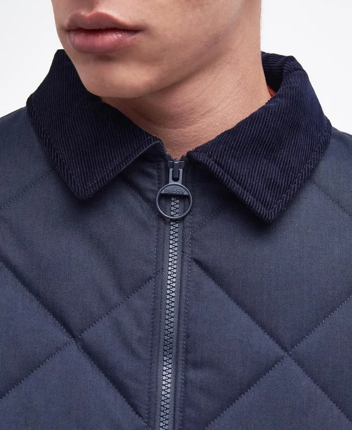 Easton Liddesdale Quilted Jacket Dark Navy Men Barbour Quilted Jackets
