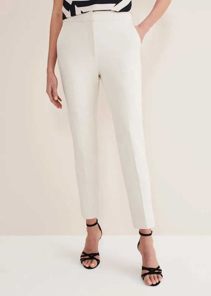 Eira Cigarette Trousers Almond Women Phase Eight Trousers