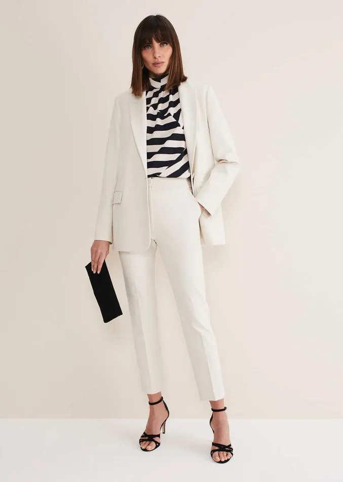 Eira Cigarette Trousers Almond Women Phase Eight Trousers
