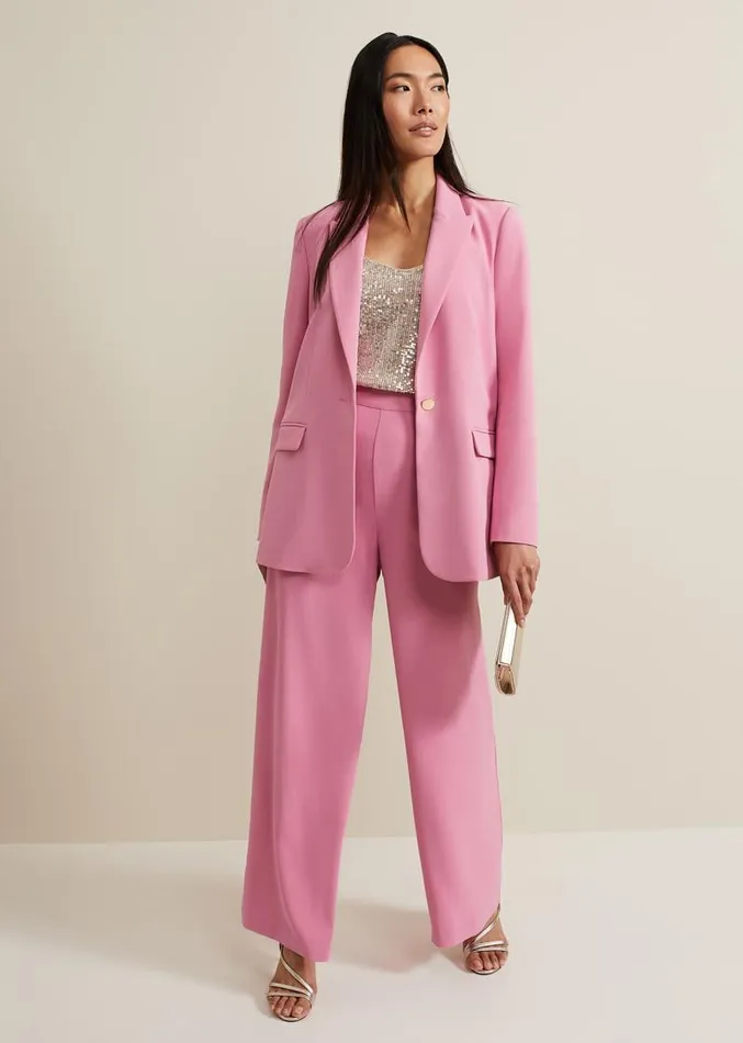 Elandra Pink Tux Blazer Pink Women Phase Eight Jackets