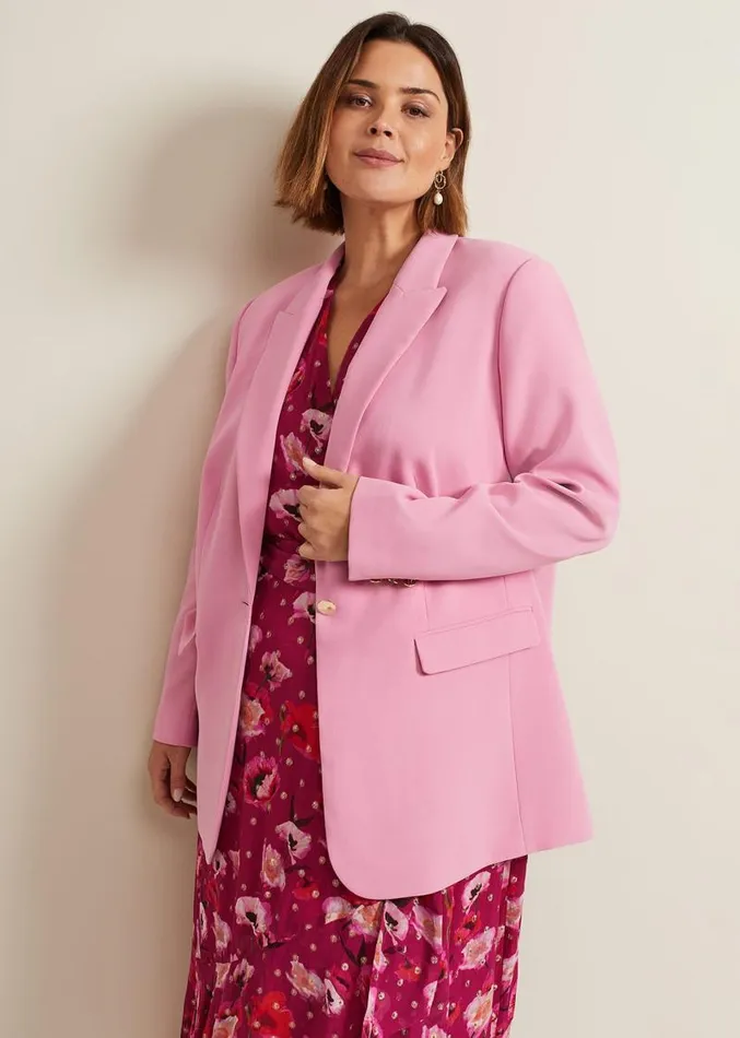Elandra Pink Tux Blazer Pink Women Phase Eight Jackets