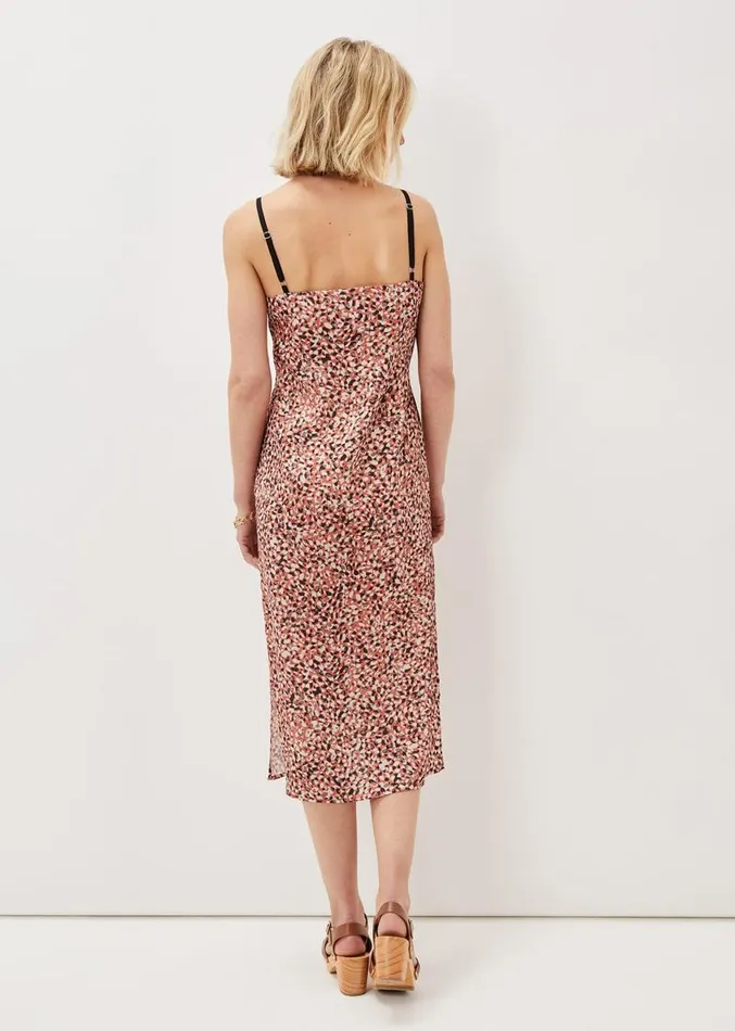 Ellerie Printed Slip Dress Natural Women Phase Eight Dresses