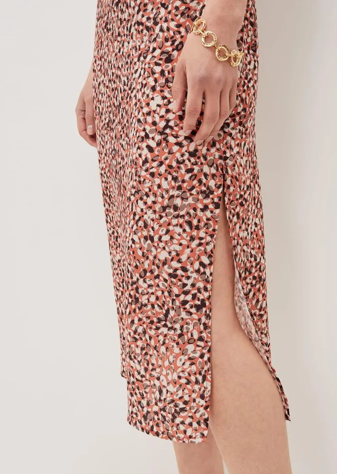 Ellerie Printed Slip Dress Natural Women Phase Eight Dresses