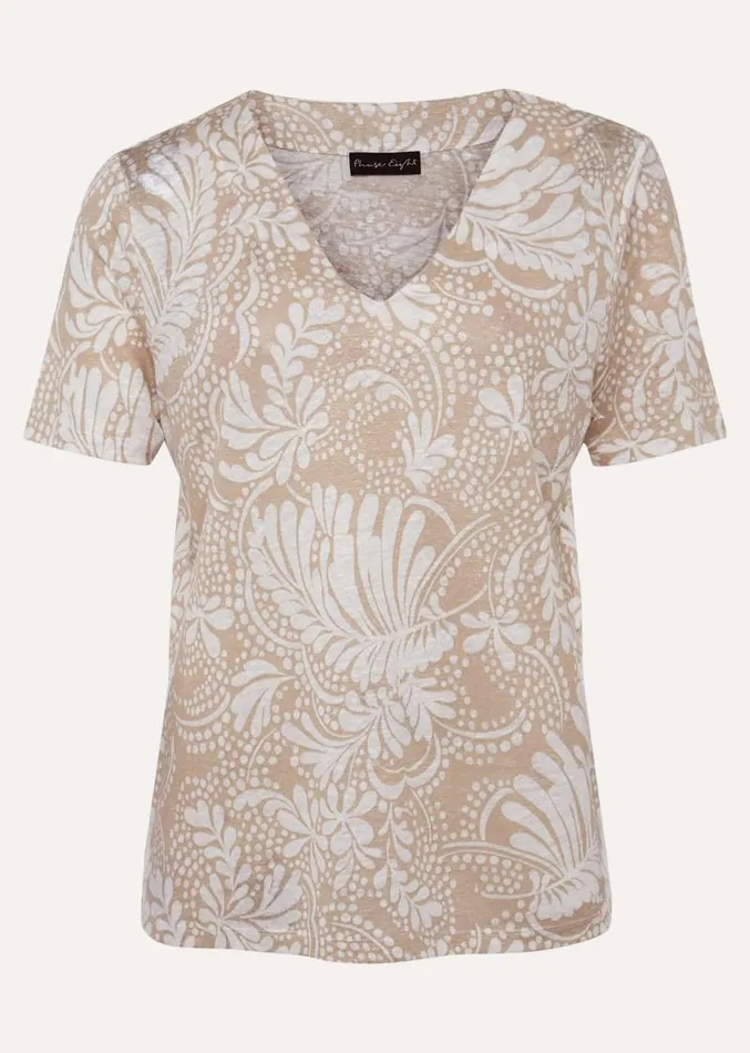 Elspeth V Neck Top Stoneivory Women Phase Eight Tops and TShirts