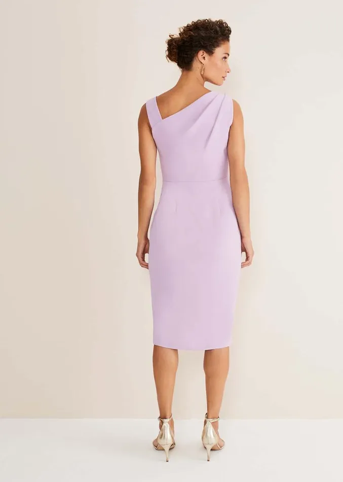 Emmie Asymmetric Hem Dress Crocus Women Phase Eight Dresses