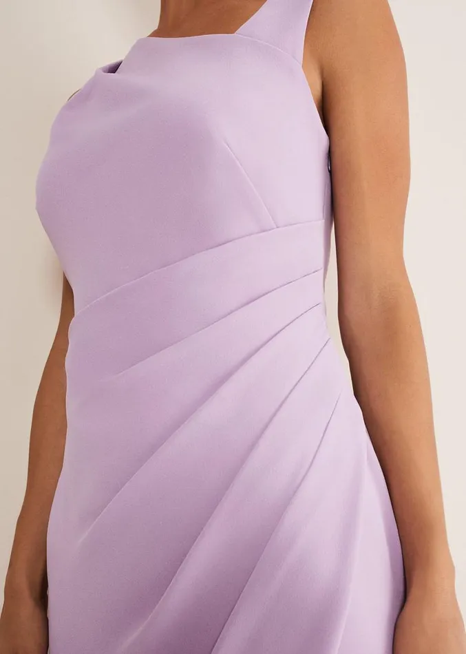 Emmie Asymmetric Hem Dress Crocus Women Phase Eight Dresses