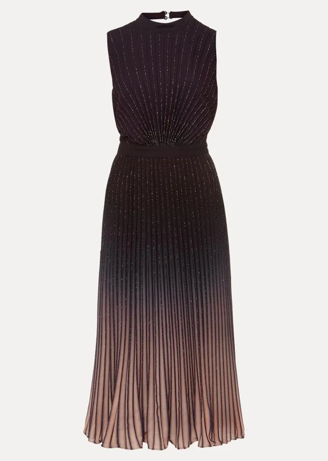 Estella Dark Purple Ombre Midaxi Dress Purple Women Phase Eight Dresses