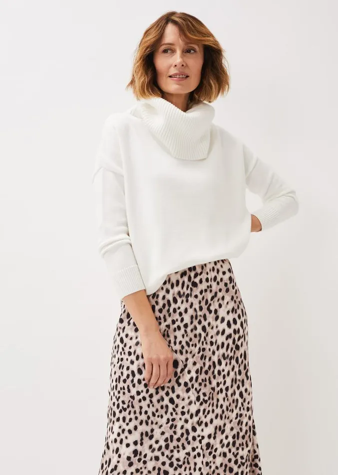 Etty Chunky Knit Jumper Winter White Women Phase Eight Knitwear