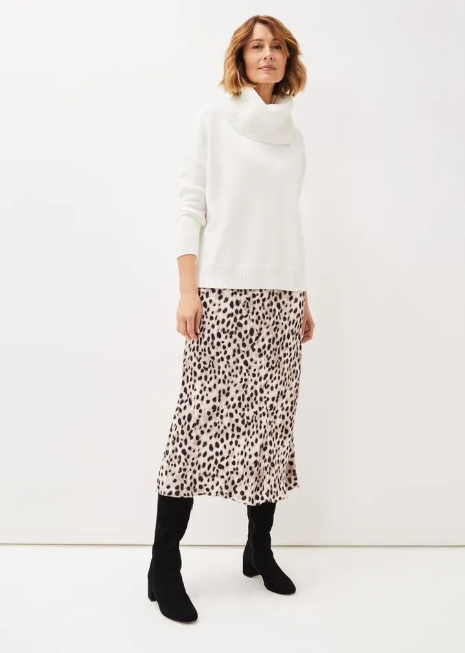 Etty Chunky Knit Jumper Winter White Women Phase Eight Knitwear