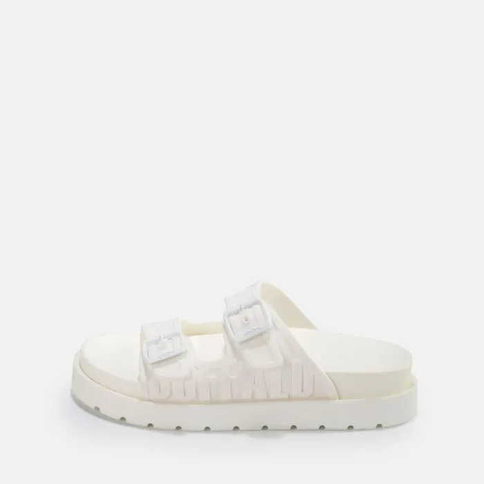 Eve Sol White Buffalo Sandals and Slides