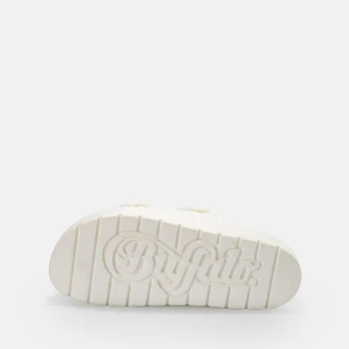 Eve Sol White Buffalo Sandals and Slides
