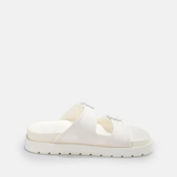 Eve Sol White Buffalo Sandals and Slides