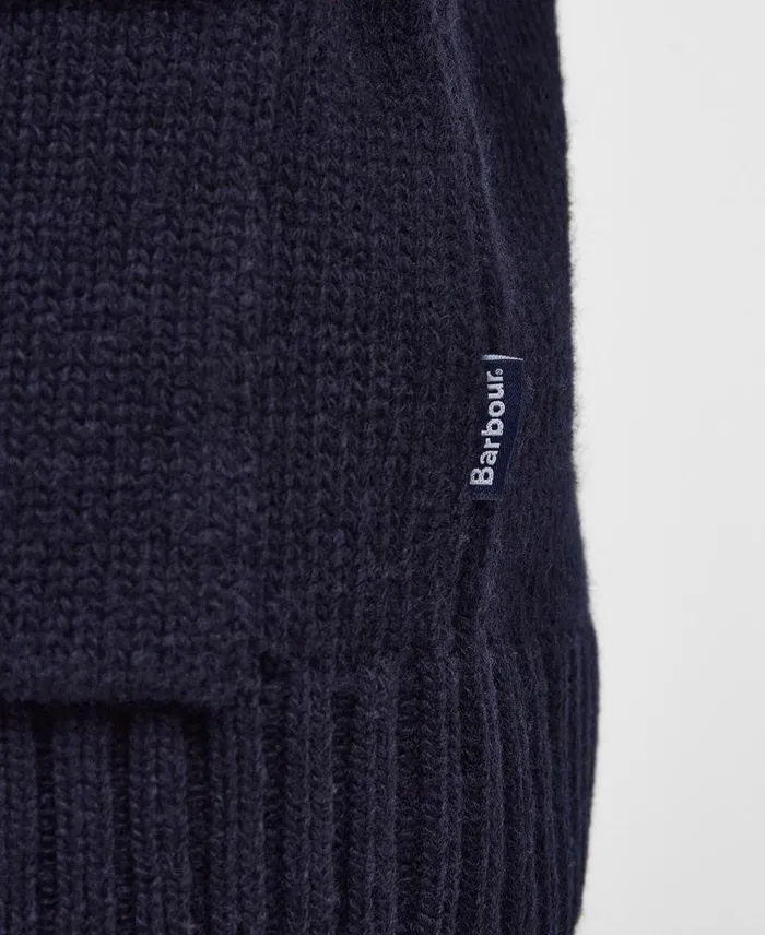 Felton ZipUp Jumper Classic Navy Men Barbour Jumpers