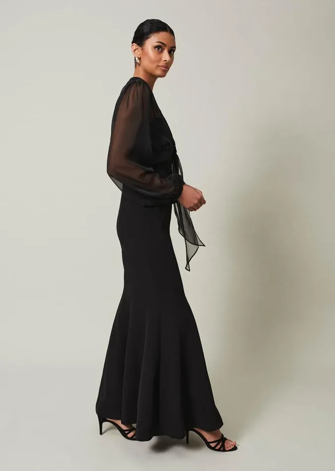 Freesia Black Maxi Dress Black Women Phase Eight Dresses