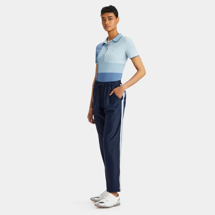 GFORE COLOUR BLOCK TECH PIQU POLO Fjord Women Polos