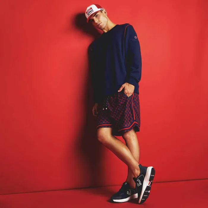 GFORE MONOGRAM G039S OPS BBALL SHORT Poppy Men Shorts