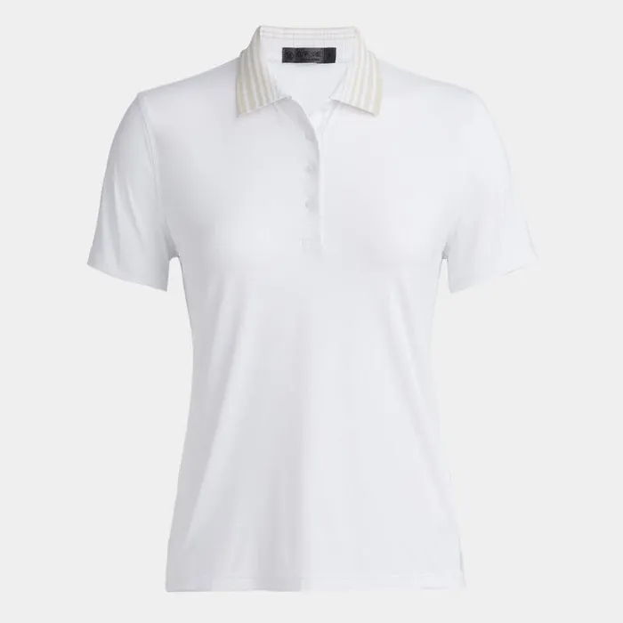 GFORE SILKY TECH NYLON POLO Snow Women Polos